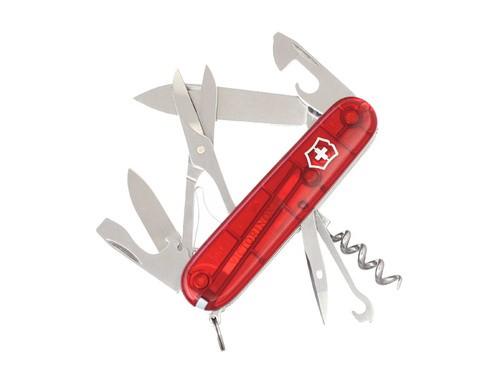 Nůž Victorinox Climber červený průsvitný